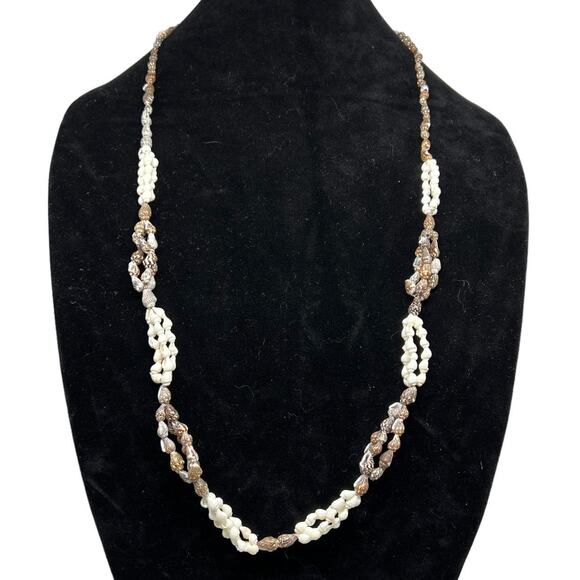 Vintage Seashell Multi-Strand Necklace - Picture 2 of 9